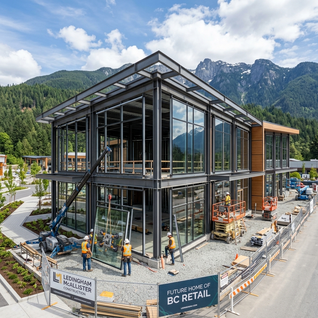 Commercial Construction steel framing